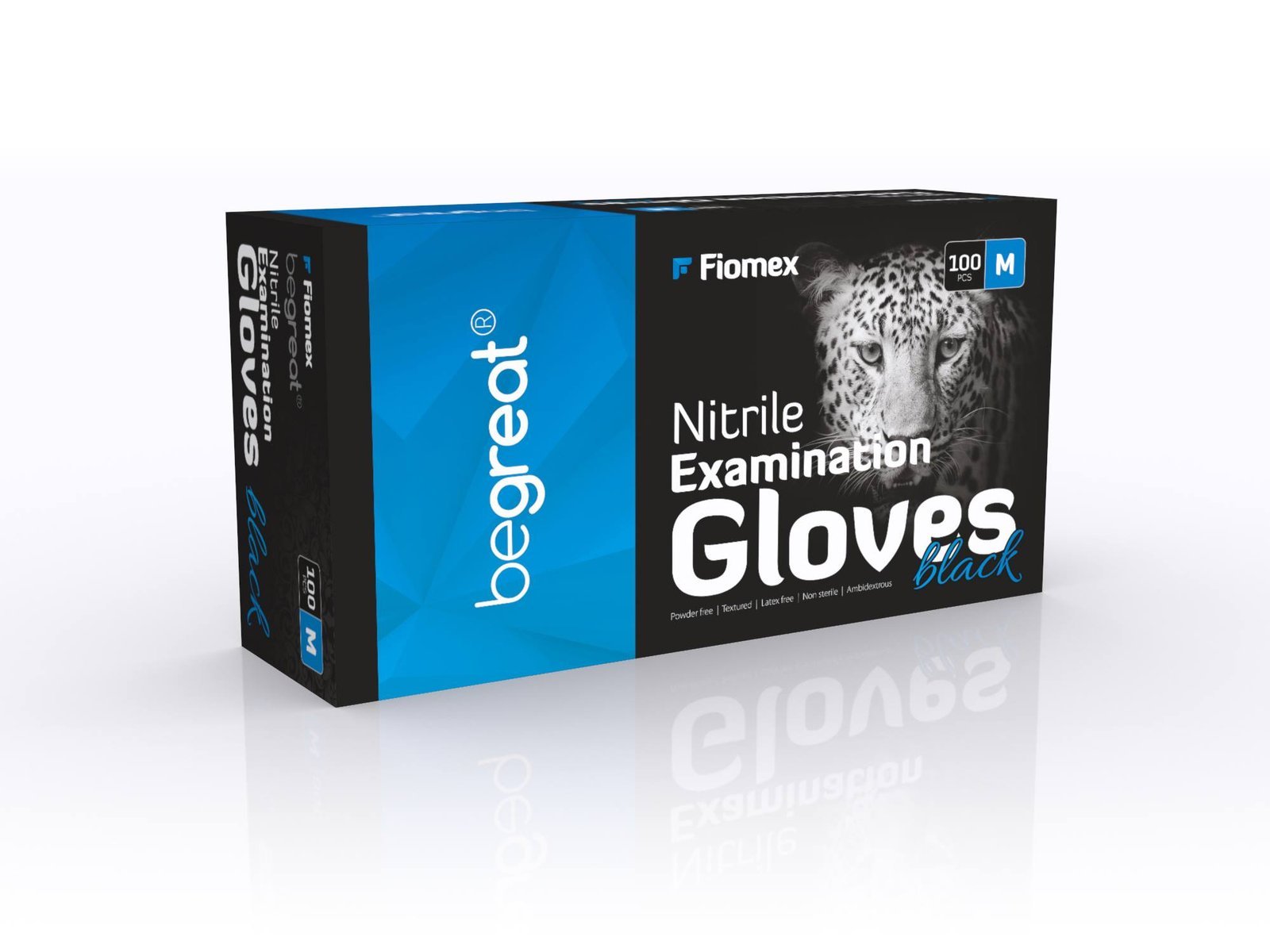 Begreat® nitrilo pirštinės (juodos)