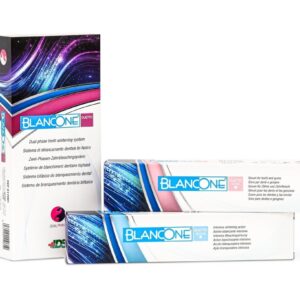BlancOne Duetto zobu pastas komplekts zobu kopšanai un zobu balināšanai 2x75ml