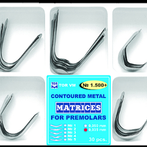 Konturinės matricos premoliarams N 1.500+ (rinkinys)