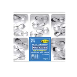 Konturinės matricos premoliarams su veržikliu N 1.540 (rinkinys)