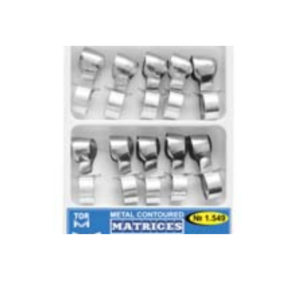Konturinės matricos premoliarams su veržikliu N 1.549 (rinkinys)