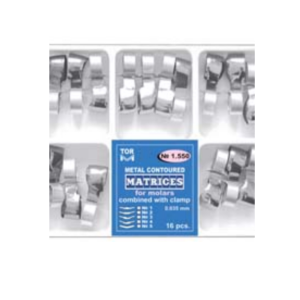 Konturinės matricos premoliarams su veržikliu N 1.550 (rinkinys)