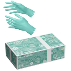 AKZENTA nitrilo pirštinės (emerald green)