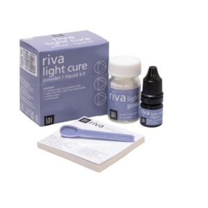 riva light cure stiklo jonomerinis cementas