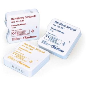 Kerr Hawe skaidri juostelė rulonėlyje
